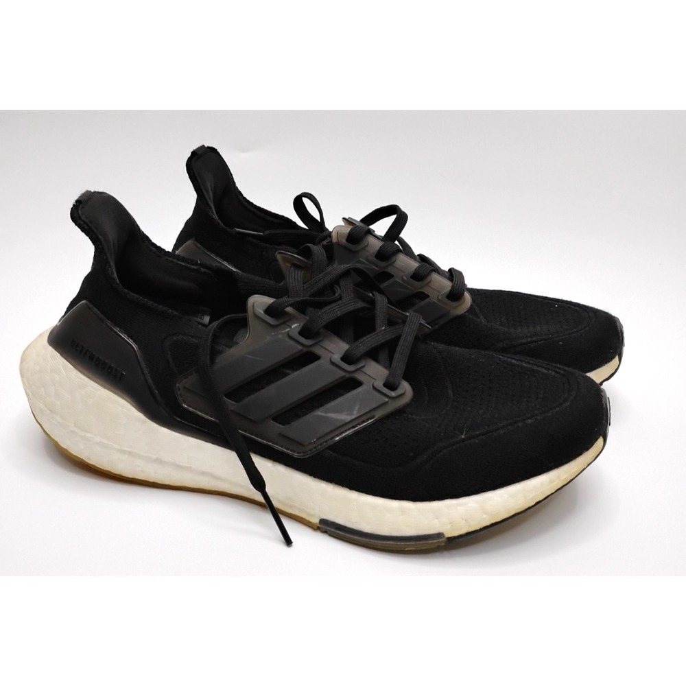 Adidas Ultraboost 21 Black White Running Shoes Sneakers Mens 7.5‎